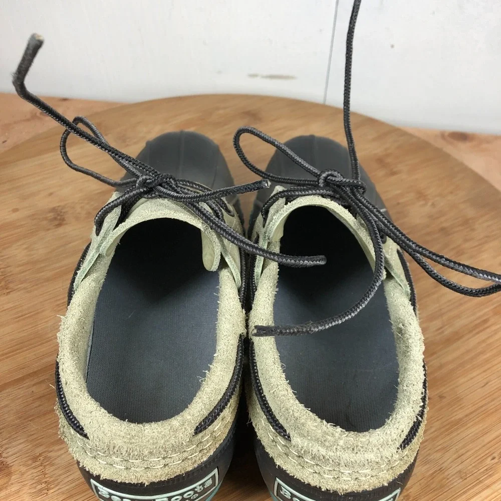 ll Bean moc Boots Womens 6 shoes green blue waterproof ankle boots